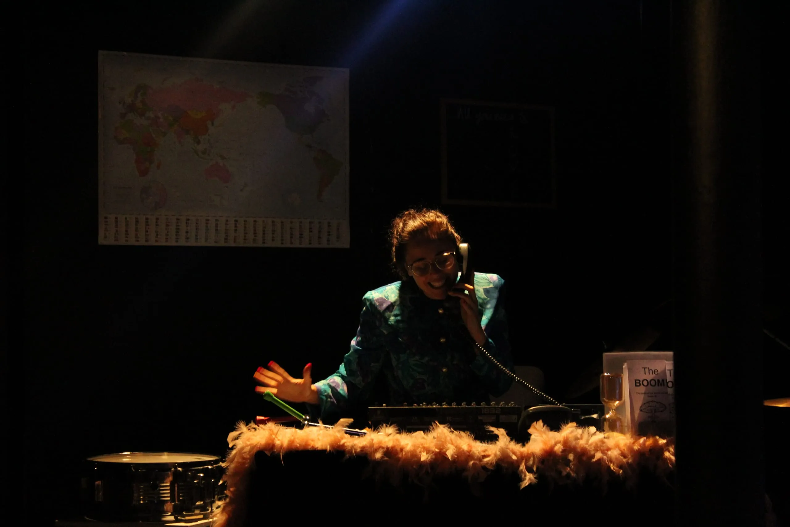 Production photograph from Boom (2019)