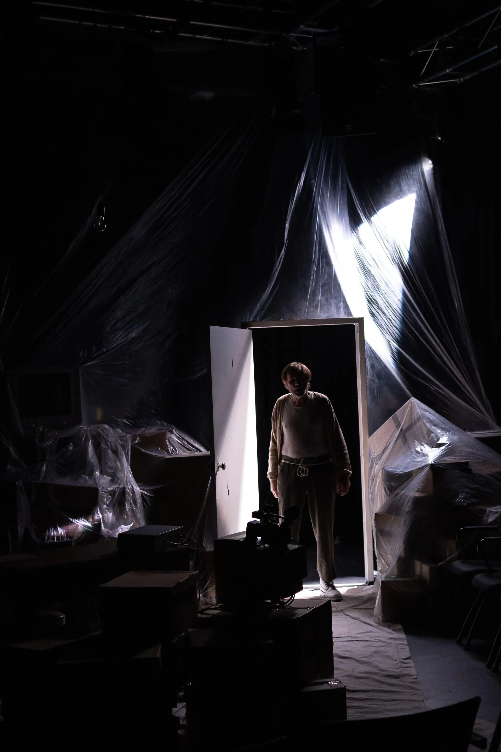Production photograph from Krapp's Last Tape (2023)