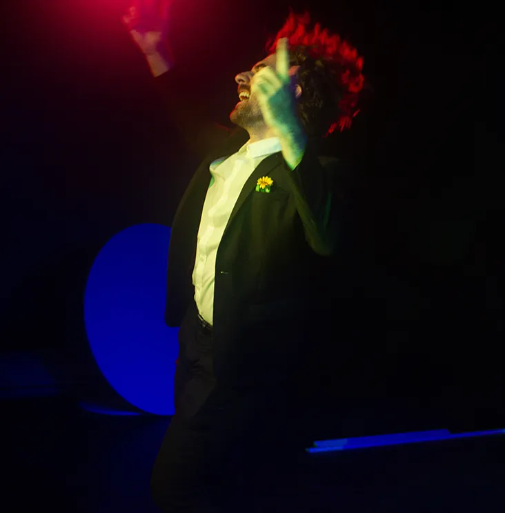 Production photograph from My Mum Died & I Wanna Sing About It (2022)